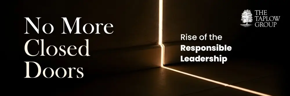 No More Closed Doors: Rise of the Responsible Leadership
