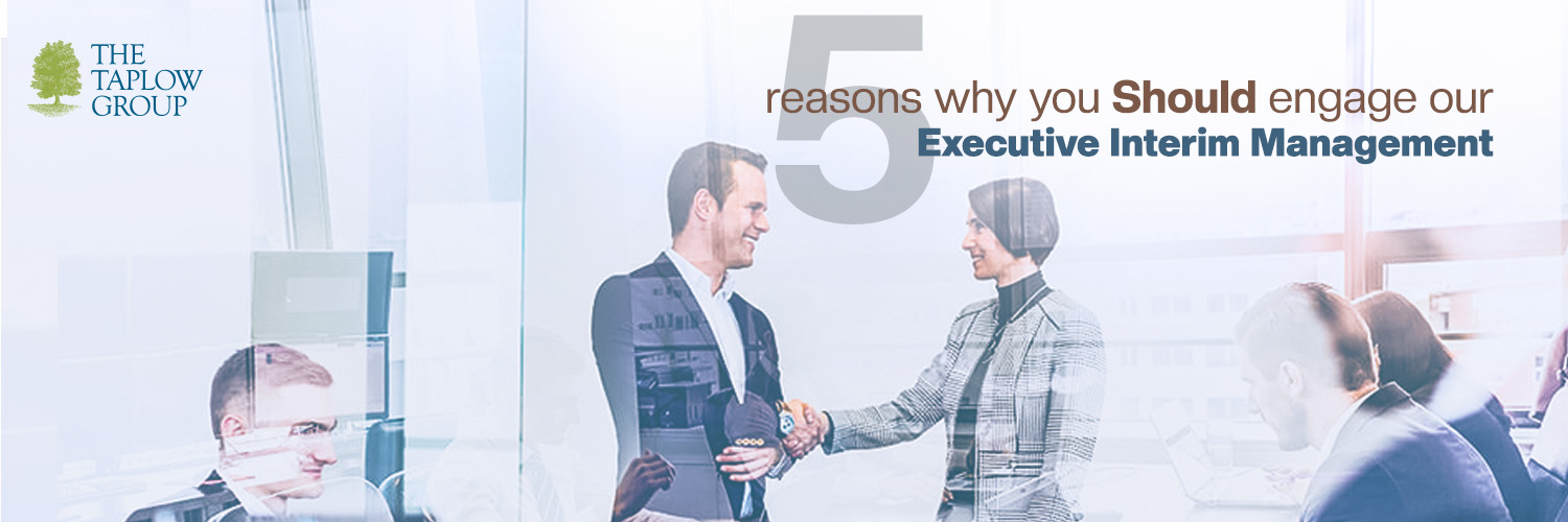 5 Reasons Why You Should Engage Our Executive Interim Management