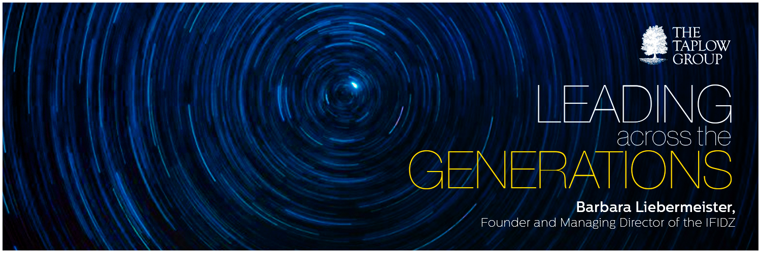 Leading Across the Generations by Barbara Liebermeister, Founder and Managing Director of the IFIDZ, Germany