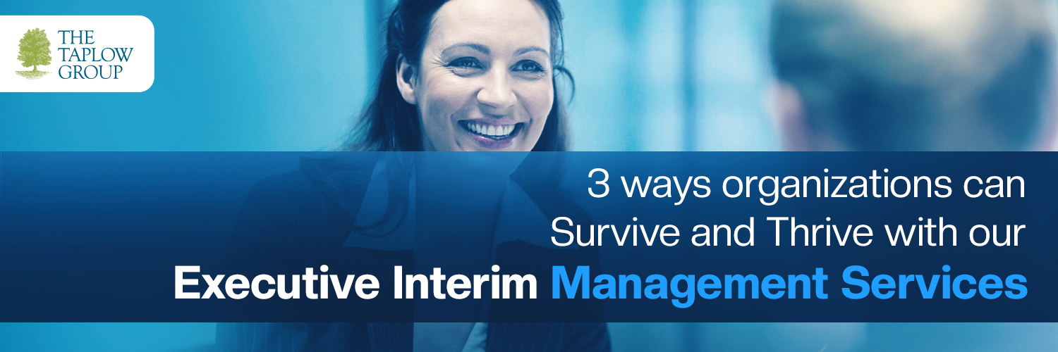 3 Ways Organizations Can Survive and Thrive With Our Executive Interim Management Services