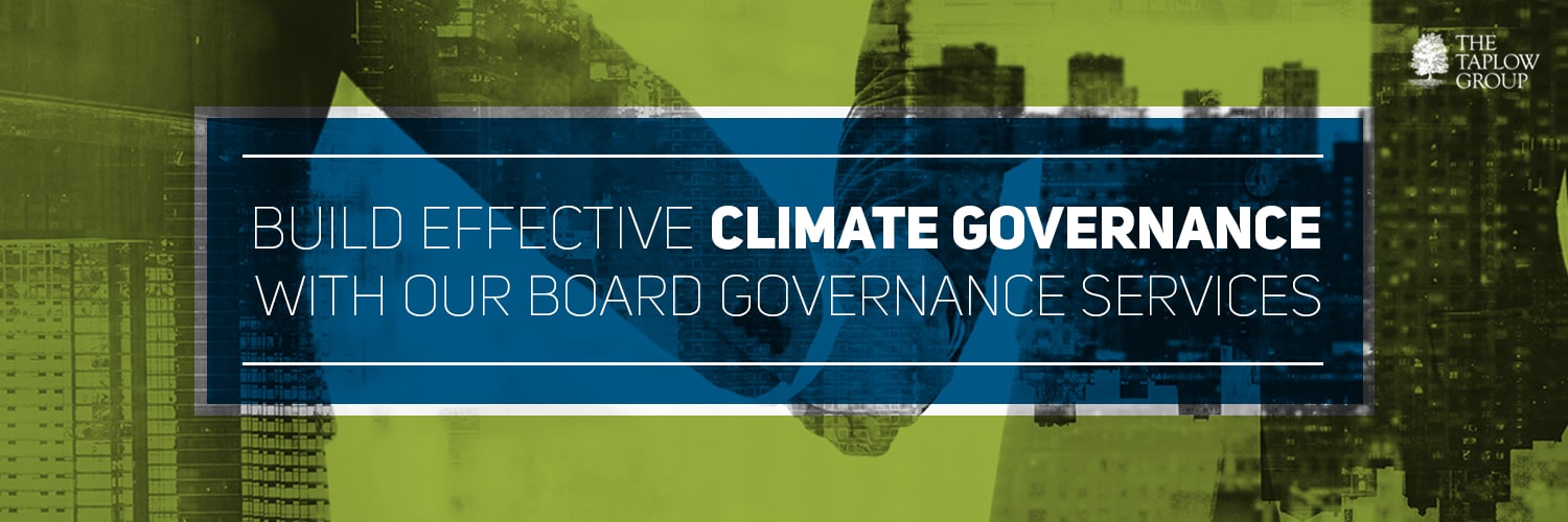 Build Effective Climate Governance with Our Board Governance Services