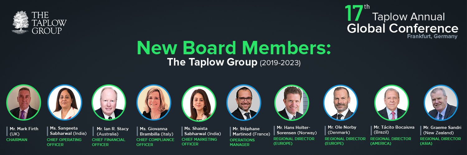 New Board Announced for The Taplow Group