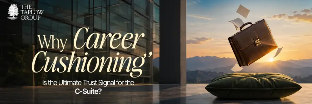 Why ‘Career Cushioning’ is the Ultimate Trust Signal for the C-Suite?