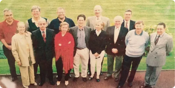 Founding Partners of The Taplow Group S.A. - Taplow House, UK, May 2002